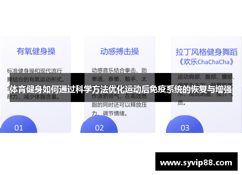 体育健身如何通过科学方法优化运动后免疫系统的恢复与增强